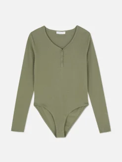Henley-body Met Lange Mouwen