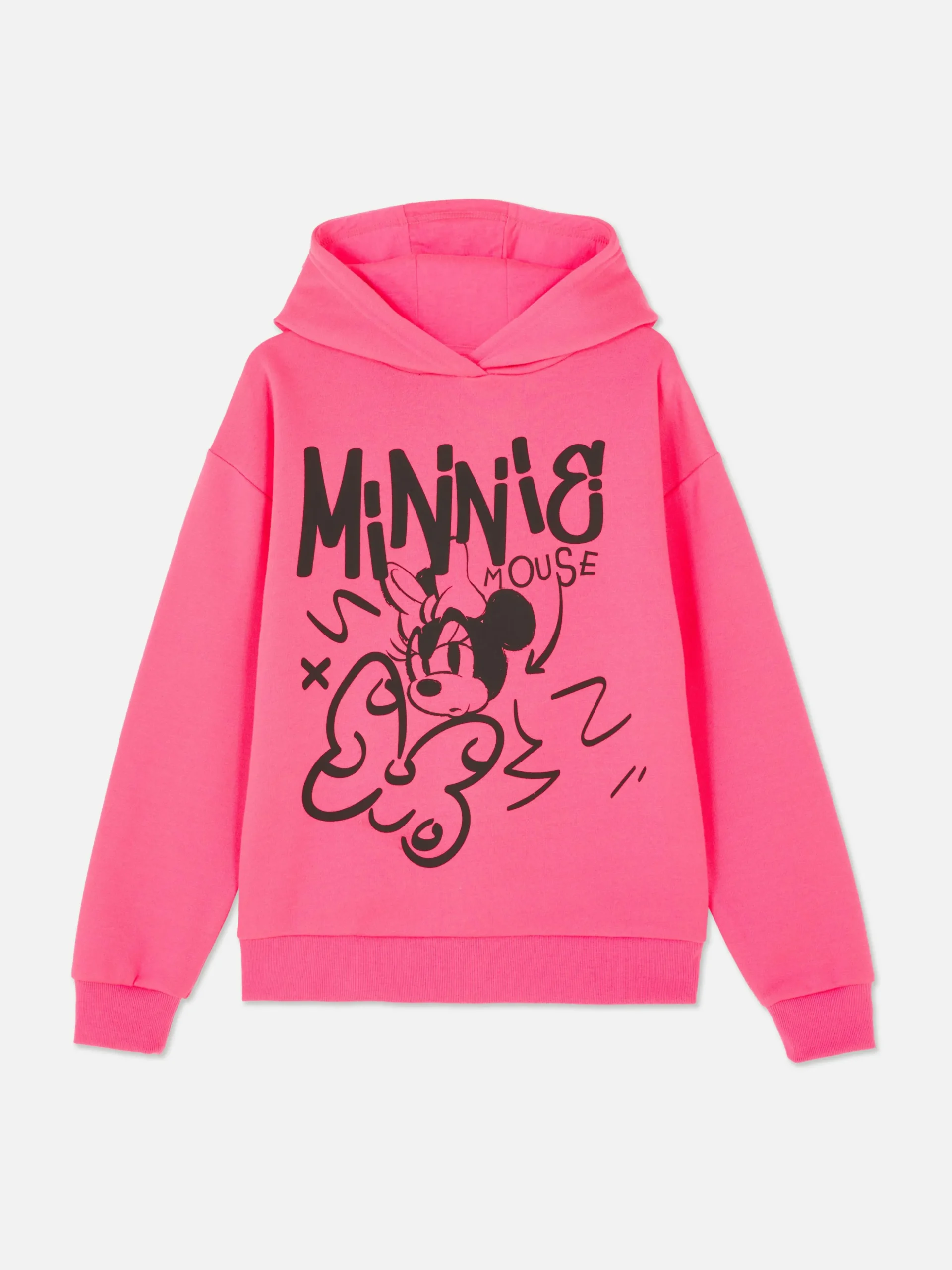 Hoodie Met Graffitiprint Disney's Minnie Mouse