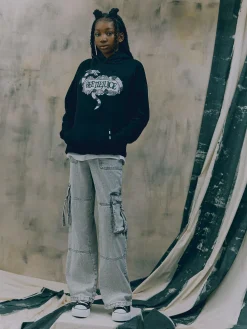 Hoodie Met Meerdere Prints Beetlejuice
