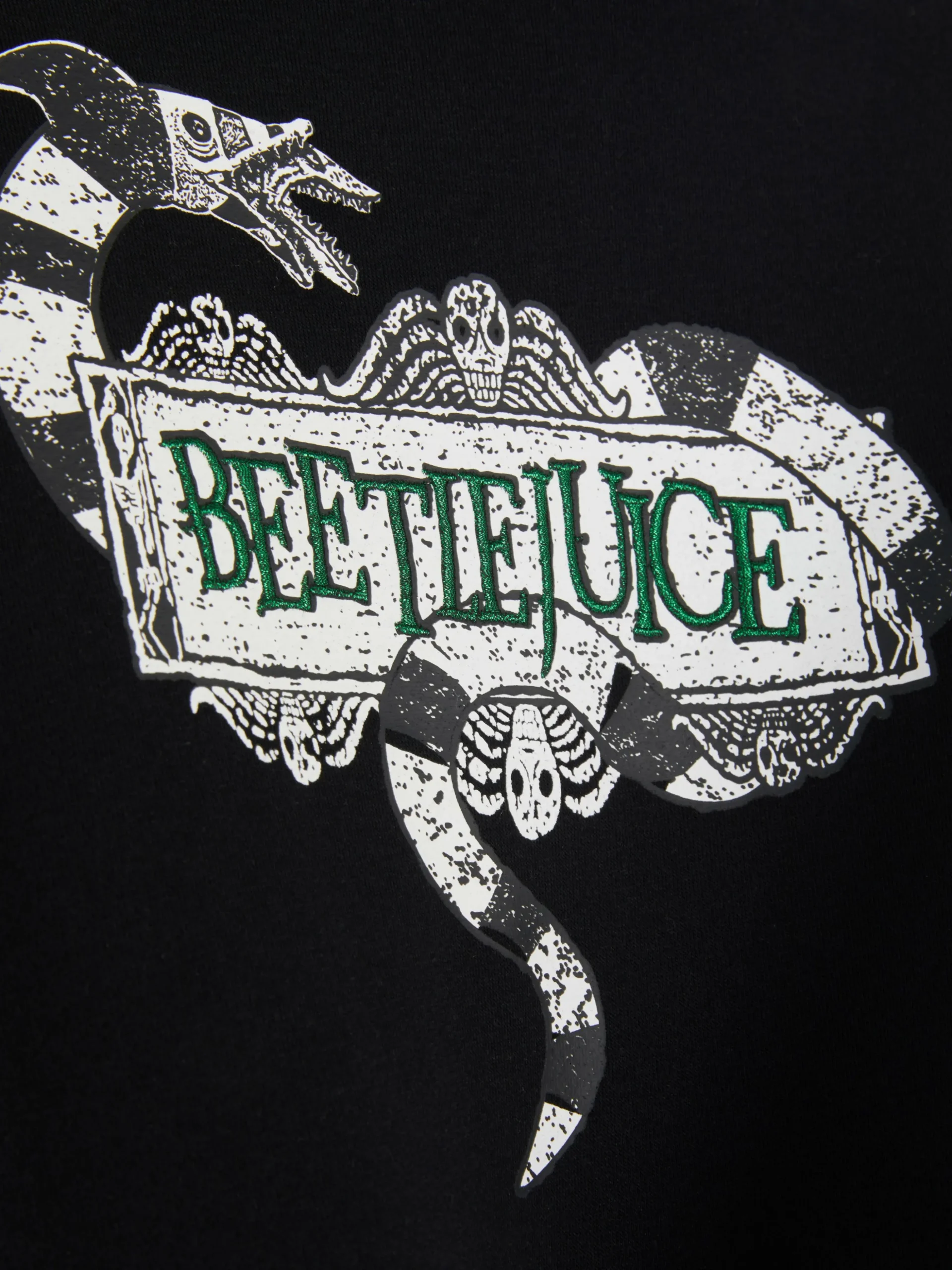 Hoodie Met Meerdere Prints Beetlejuice