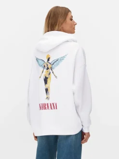 Hoodie Met Print Nirvana