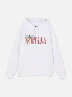 Hoodie Met Print Nirvana