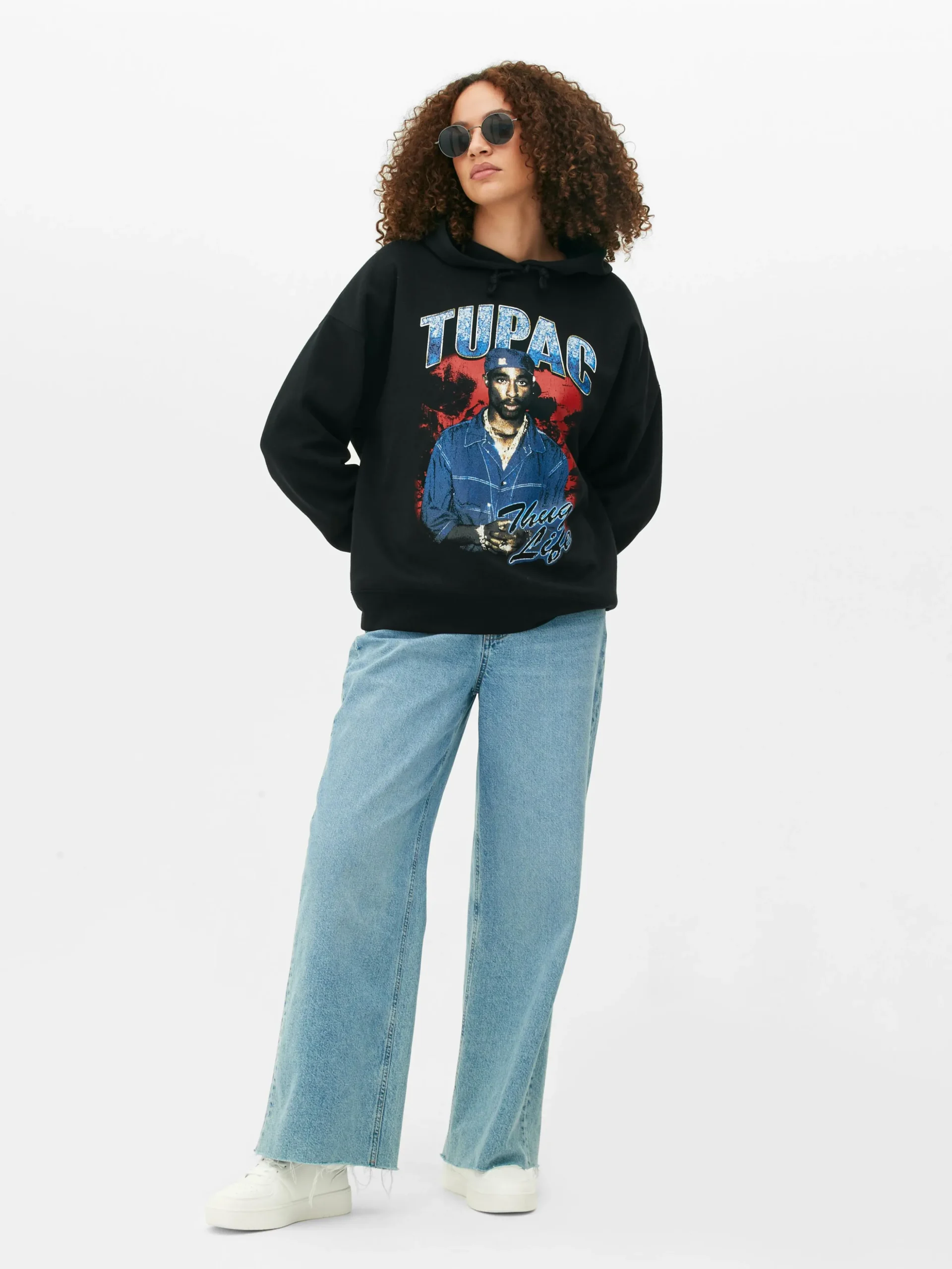 Hoodie Met Print Tupac