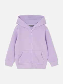 Hoodie Met Textuur En Rits