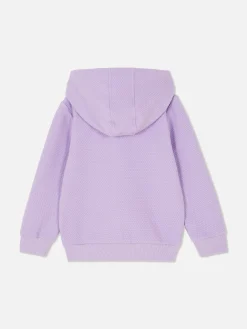 Hoodie Met Textuur En Rits
