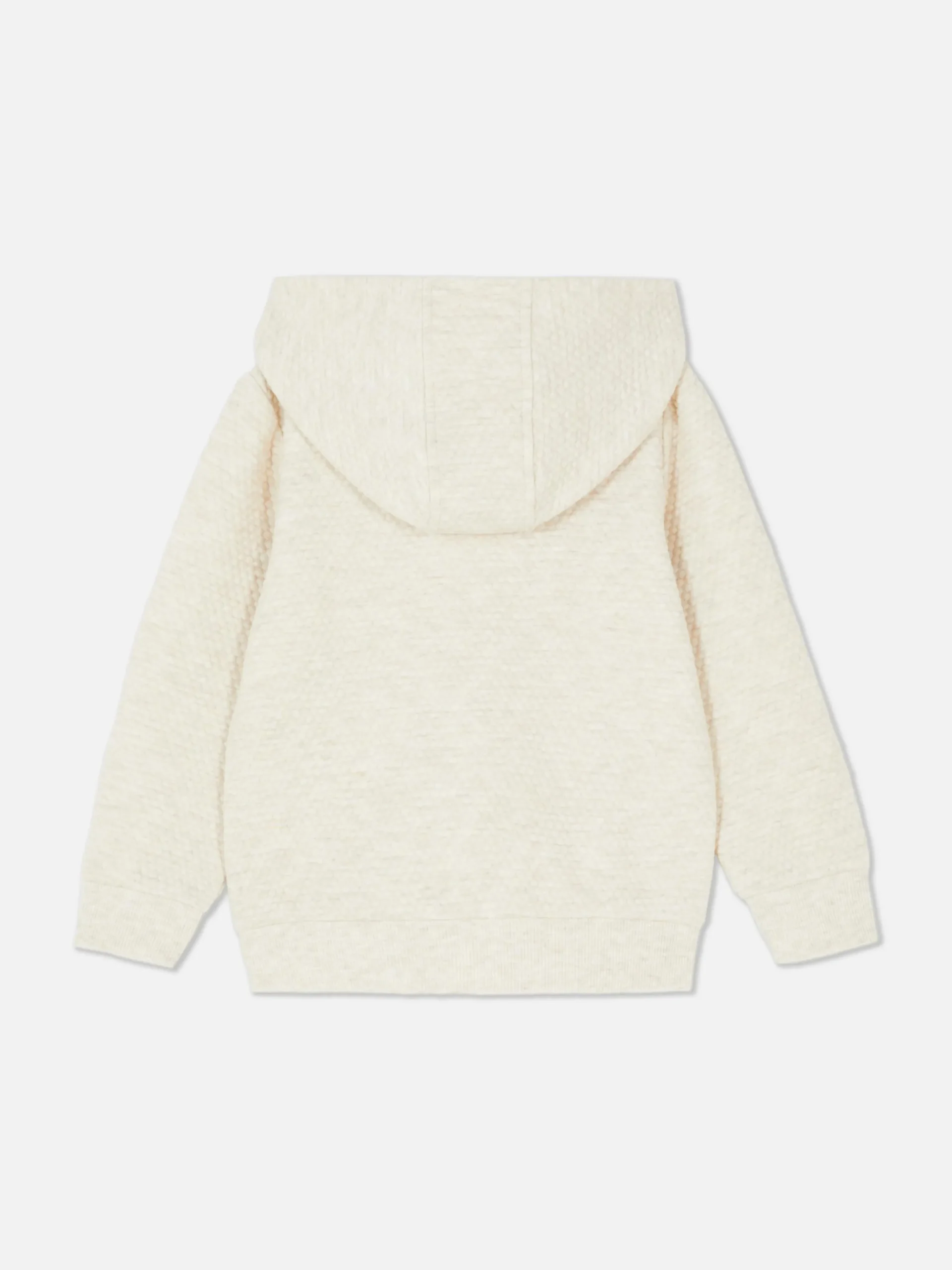 Hoodie Met Textuur En Rits
