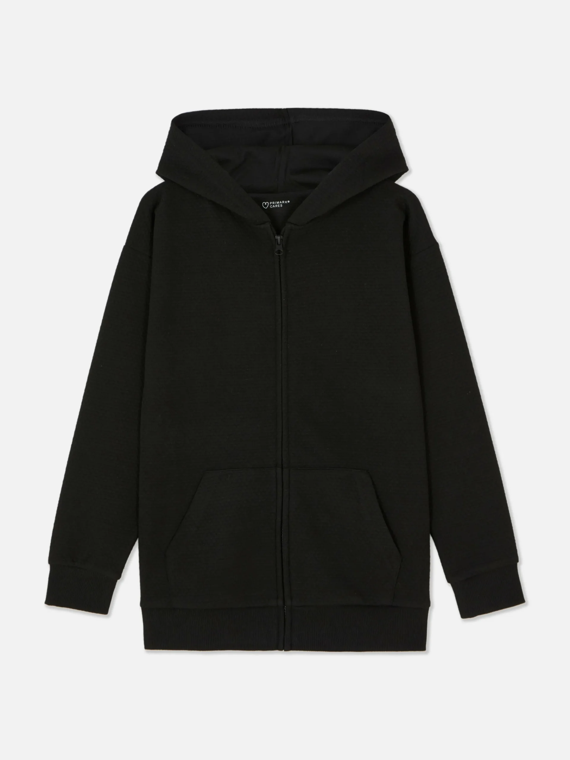 Hoodie Voor Oudere Jongens Met Textuur En Rits