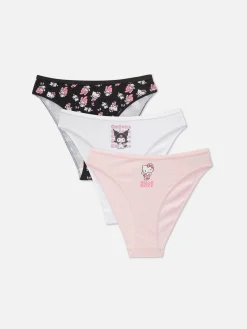 Hoog Uitgesneden Slips Hello Kitty, Set Van 3