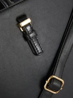 Imitatieleren Draagtas Met Uitneembare Buidel