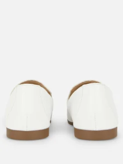 Imitatieleren Loafers Met Paardenbit