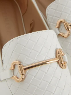 Imitatieleren Loafers Met Paardenbit