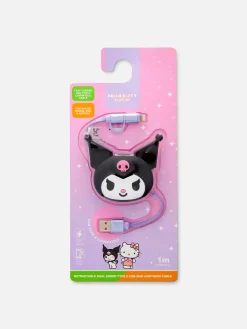 Intrekbare Oplader Hello Kitty Kuromi