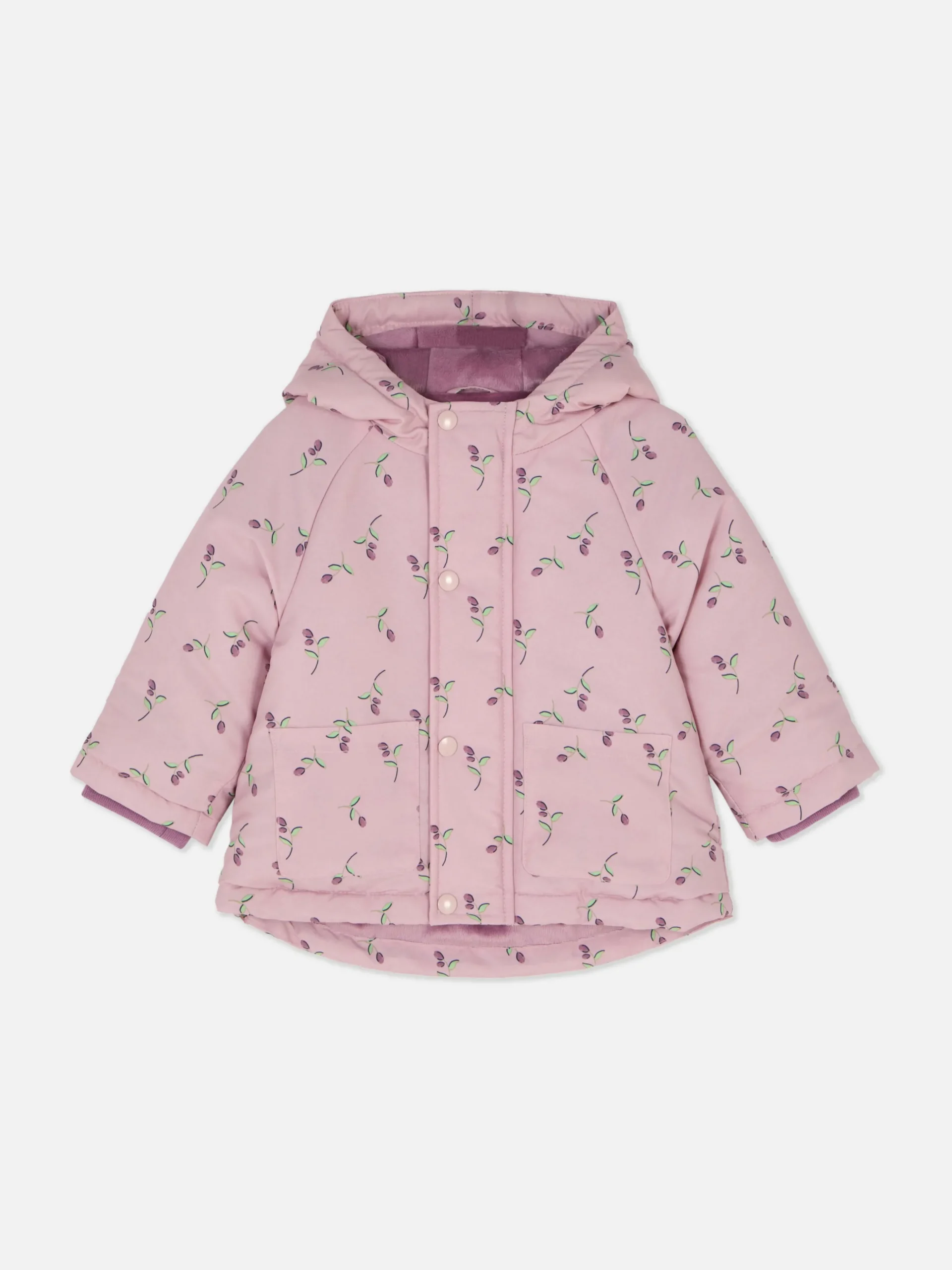 Jack Met Capuchon En Bloemenprint
