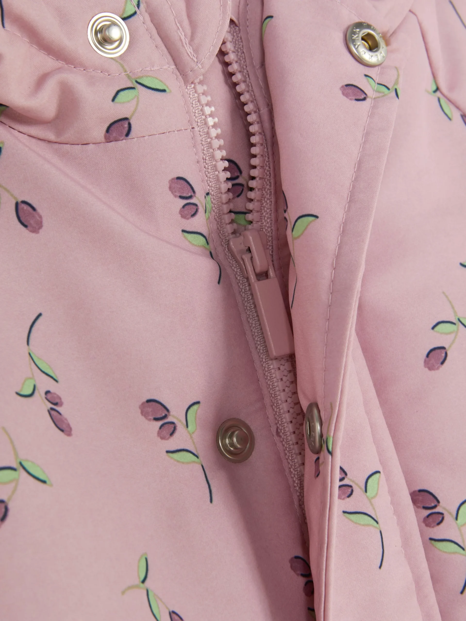 Jack Met Capuchon En Bloemenprint