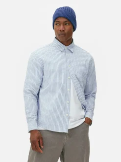 Jacquard Gestreept Shirt Met Lange Mouwen