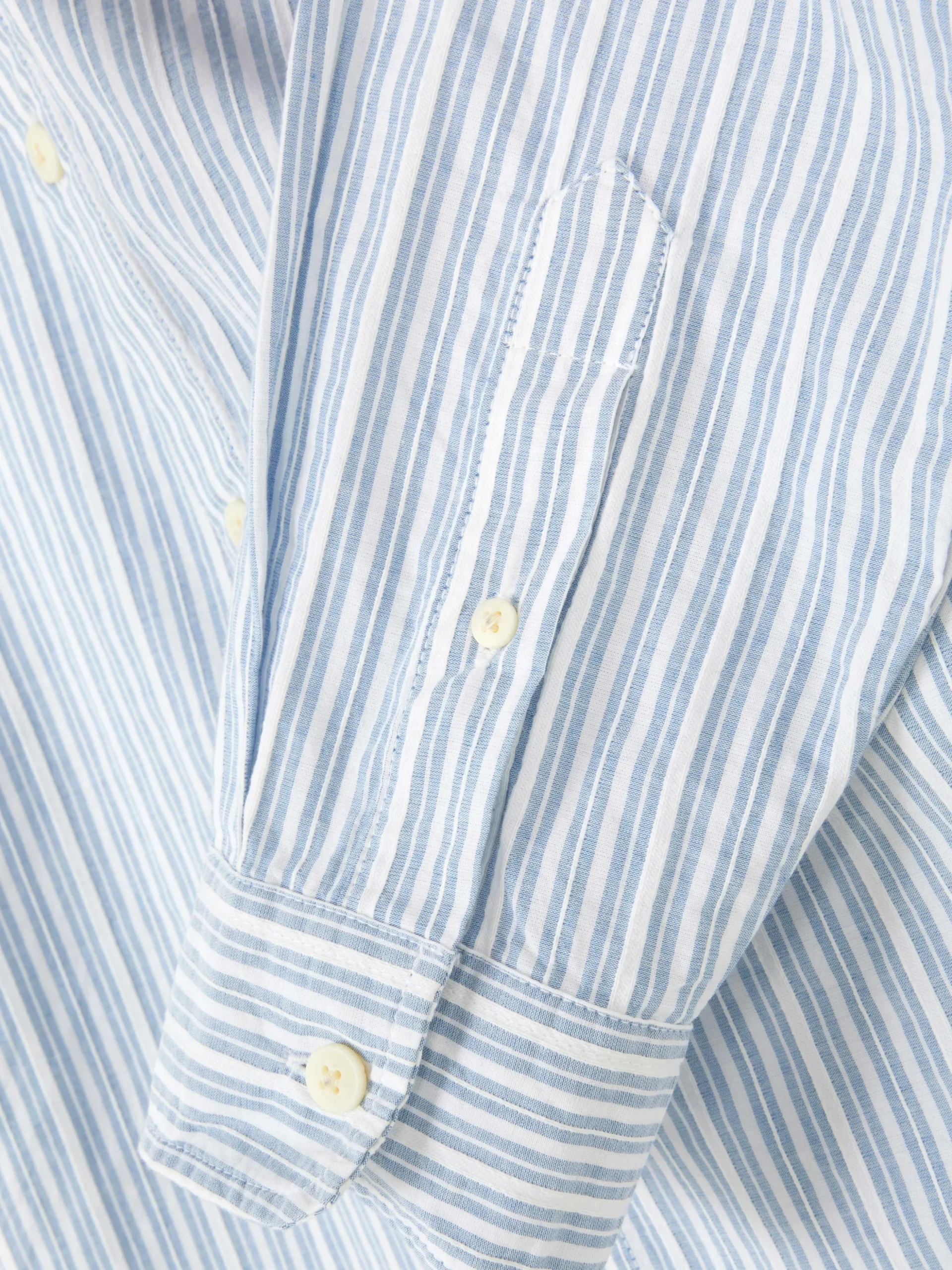 Jacquard Gestreept Shirt Met Lange Mouwen