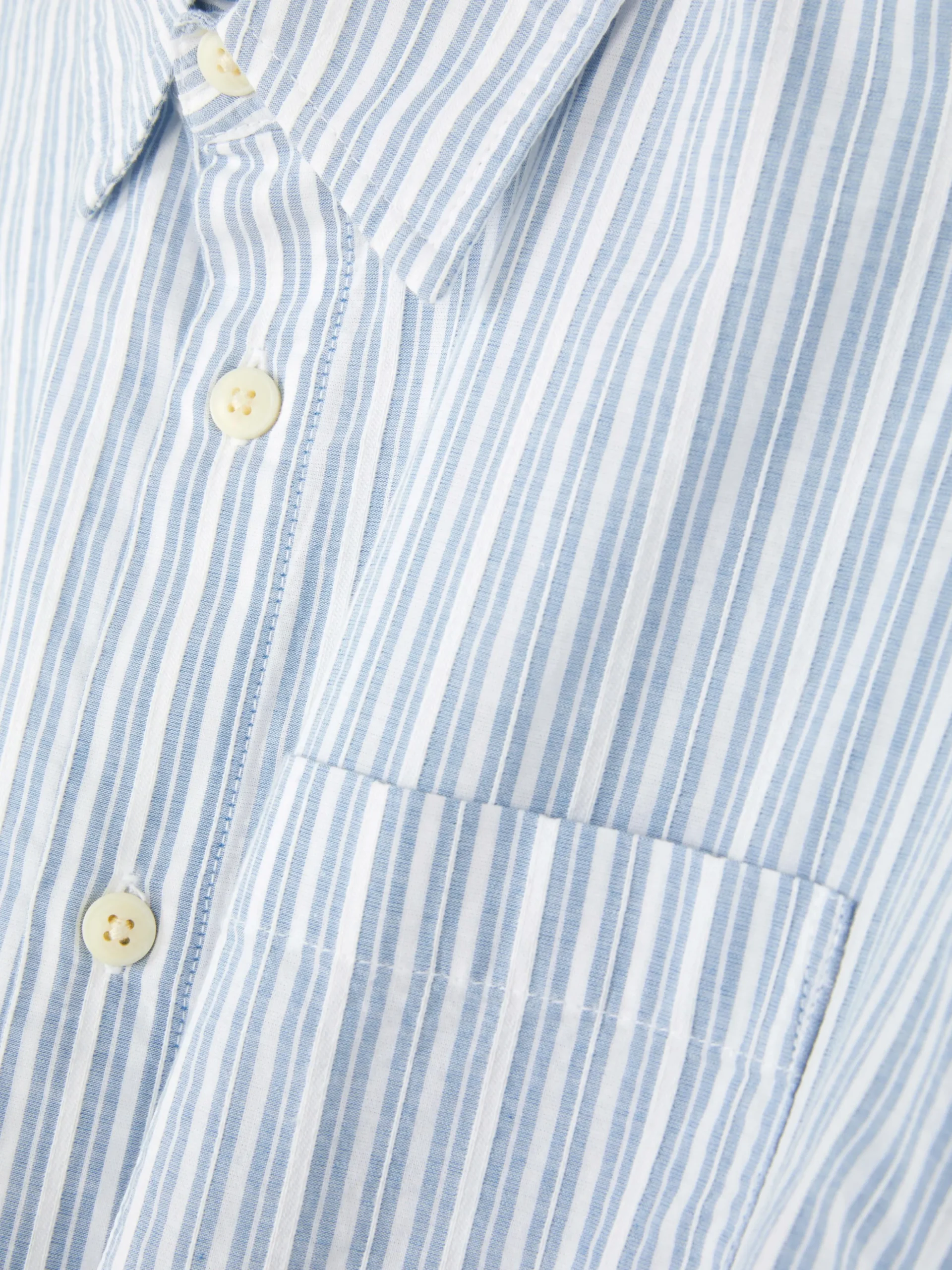 Jacquard Gestreept Shirt Met Lange Mouwen
