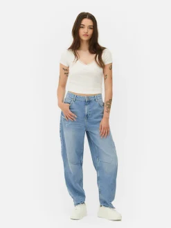 Jeans Met Barrel-pijpen