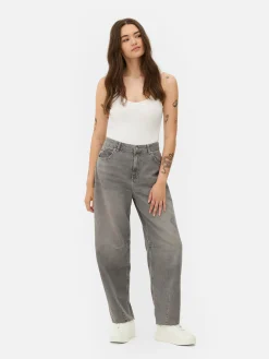 Jeans Met Barrel-pijpen