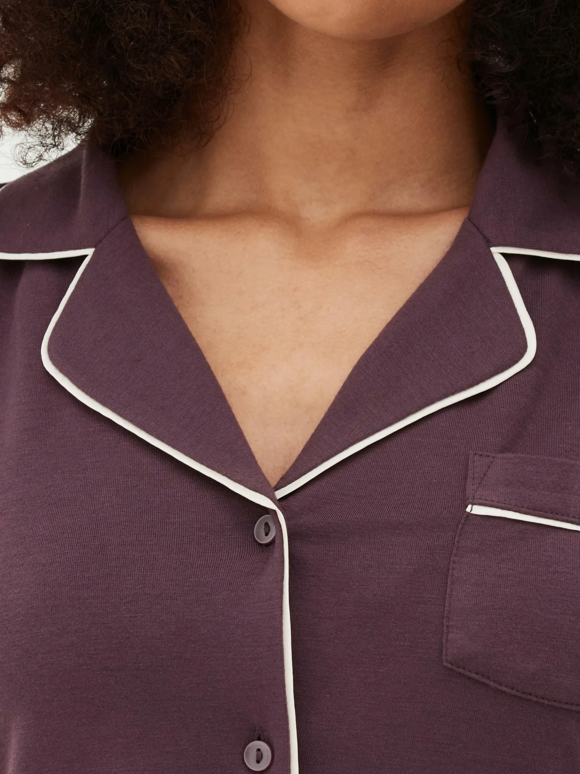 Jersey Boyfriend-pyjama Met Lange Mouwen