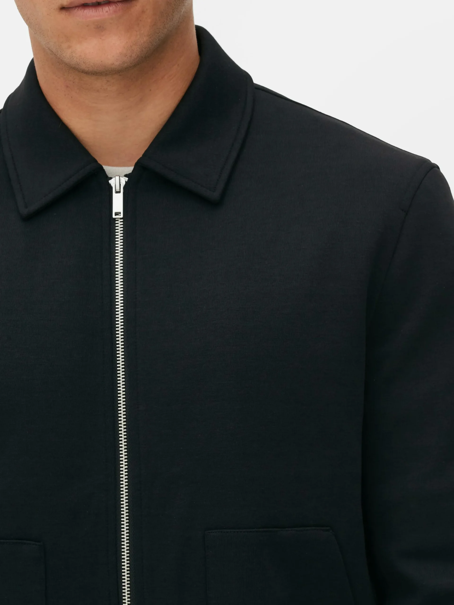 Jersey Jas Met Rits Kem