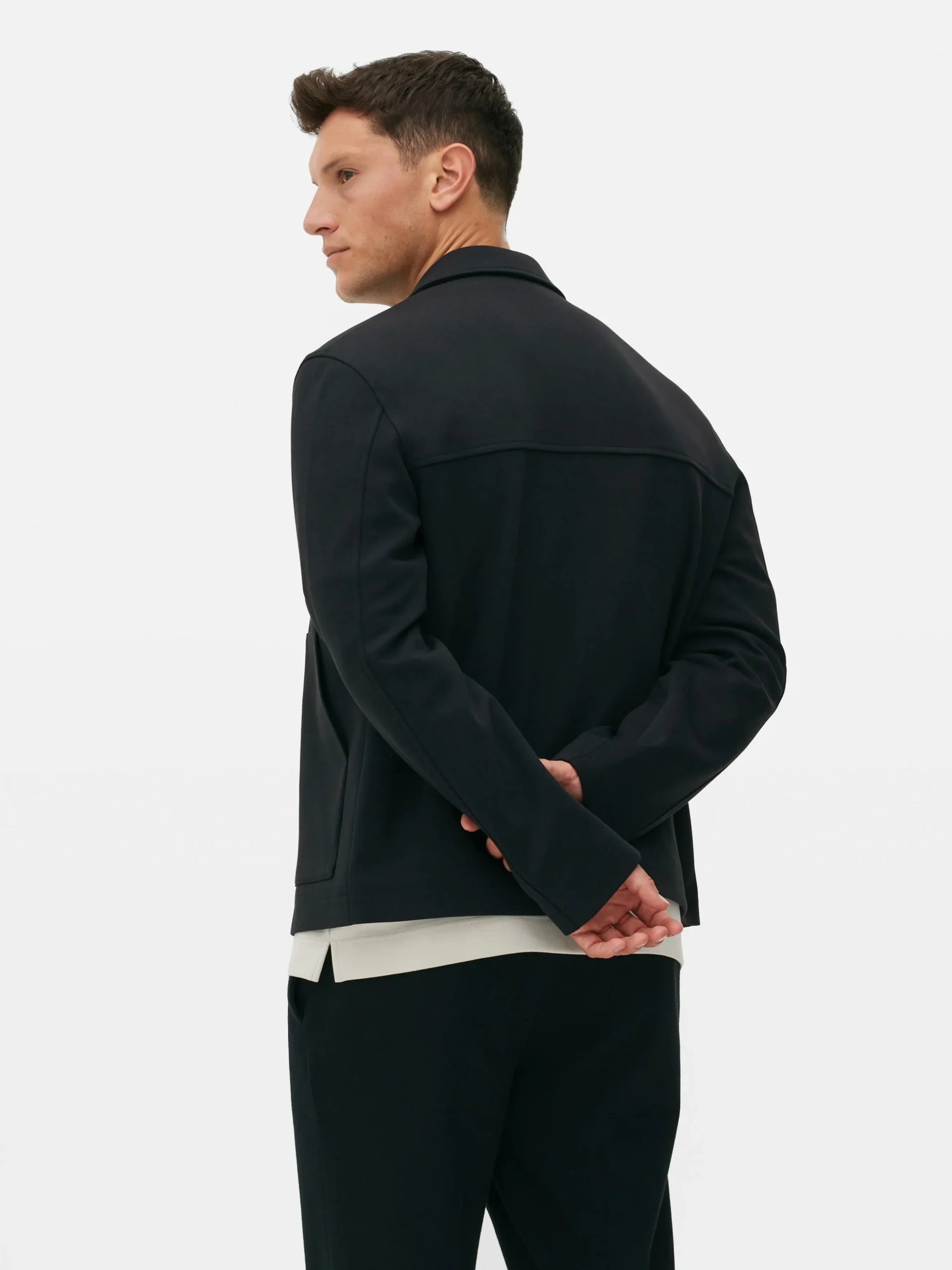 Jersey Jas Met Rits Kem