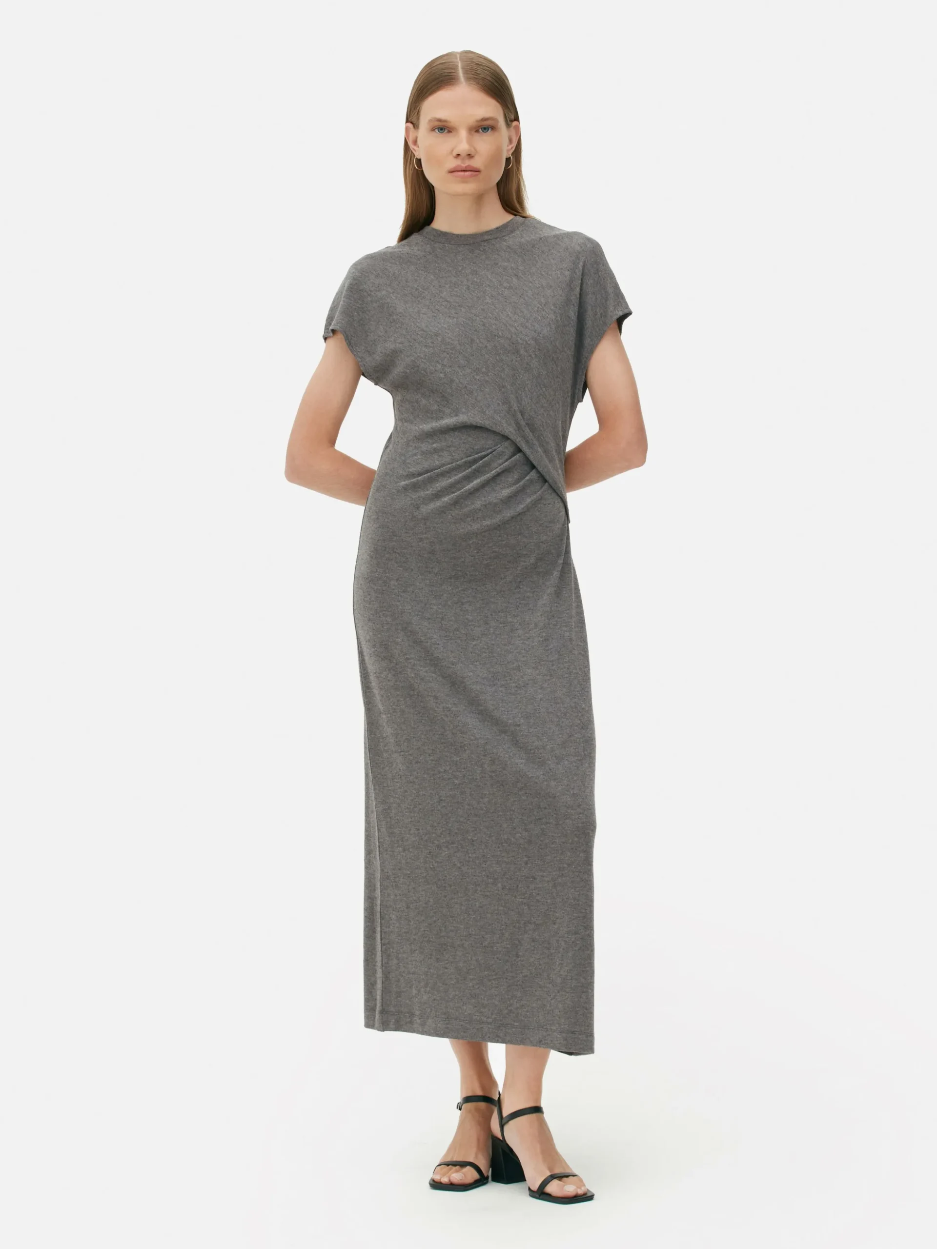 Jersey Jurk Met Twistdetail The Edit