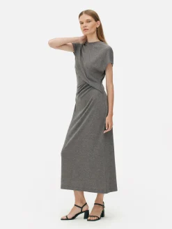 Jersey Jurk Met Twistdetail The Edit