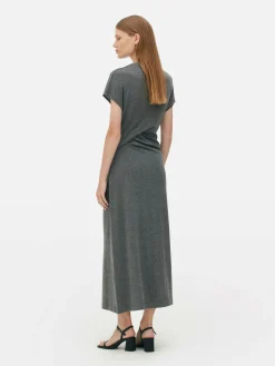 Jersey Jurk Met Twistdetail The Edit