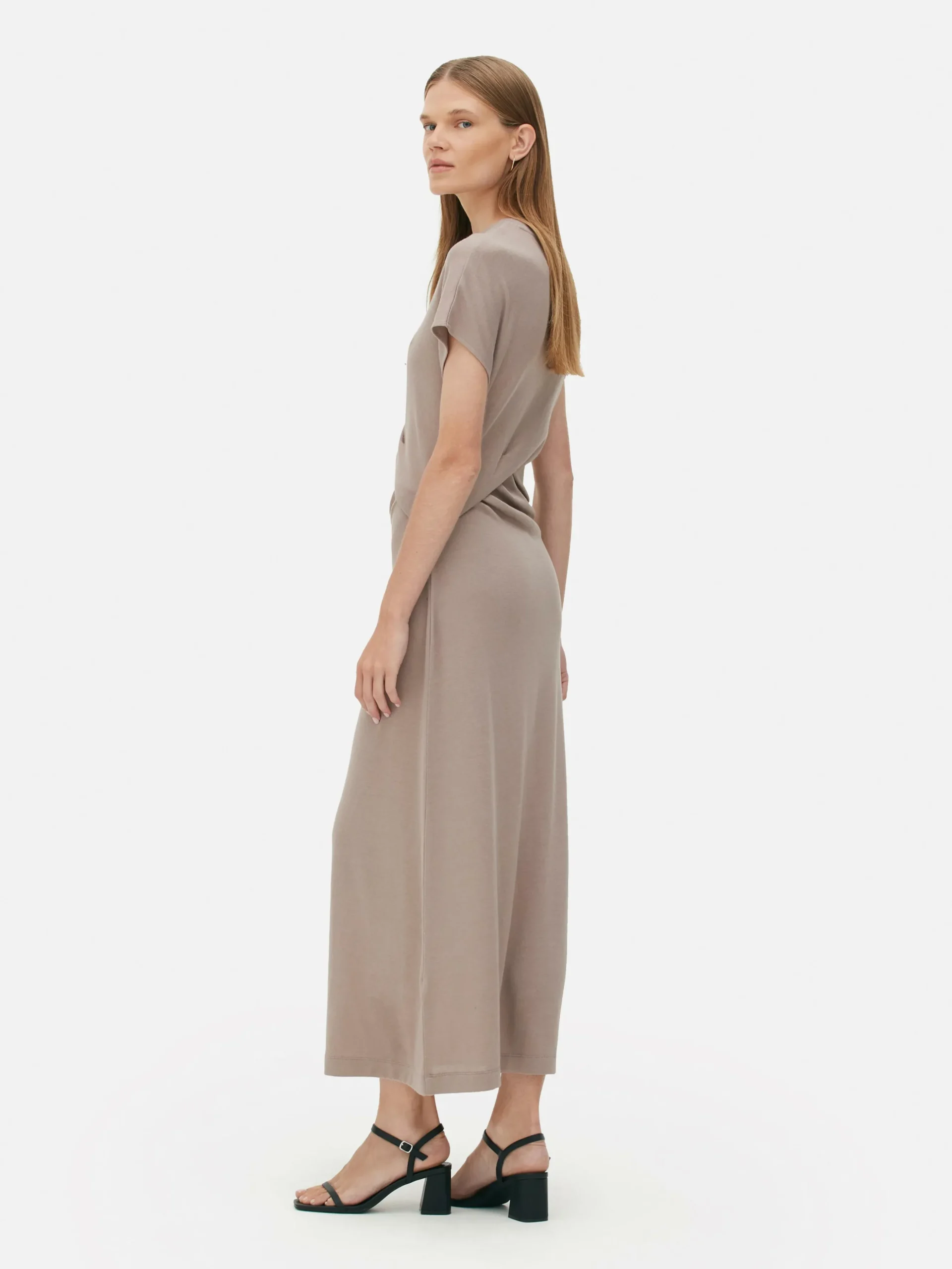 Jersey Jurk Met Twistdetail The Edit