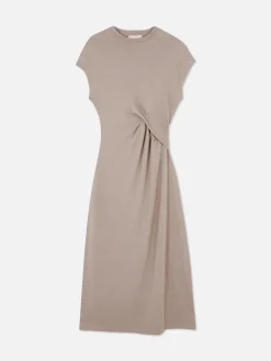 Jersey Jurk Met Twistdetail The Edit