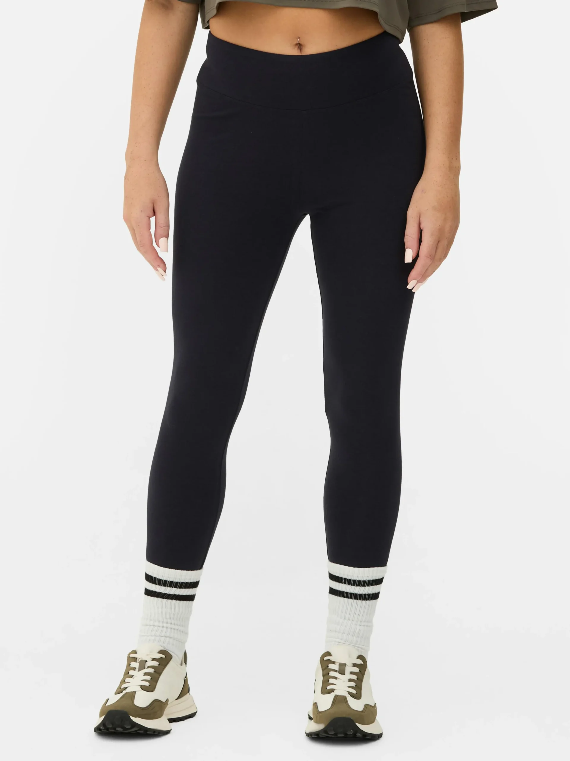 Jersey Legging Met Hoge Taille