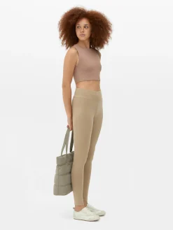 Jersey Legging Met Hoge Taille
