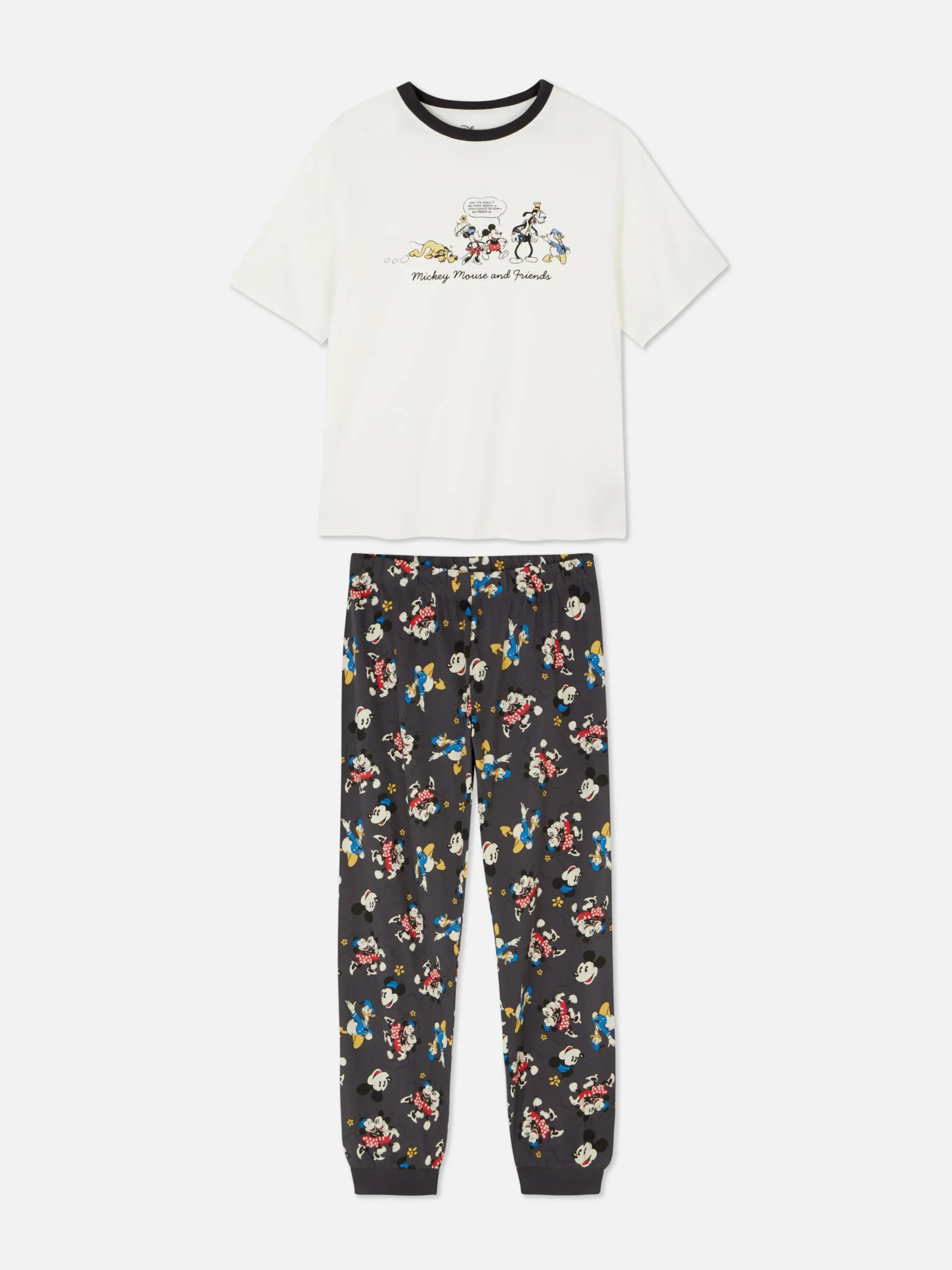 Jersey Pyjama Met Print Van Disney-personages