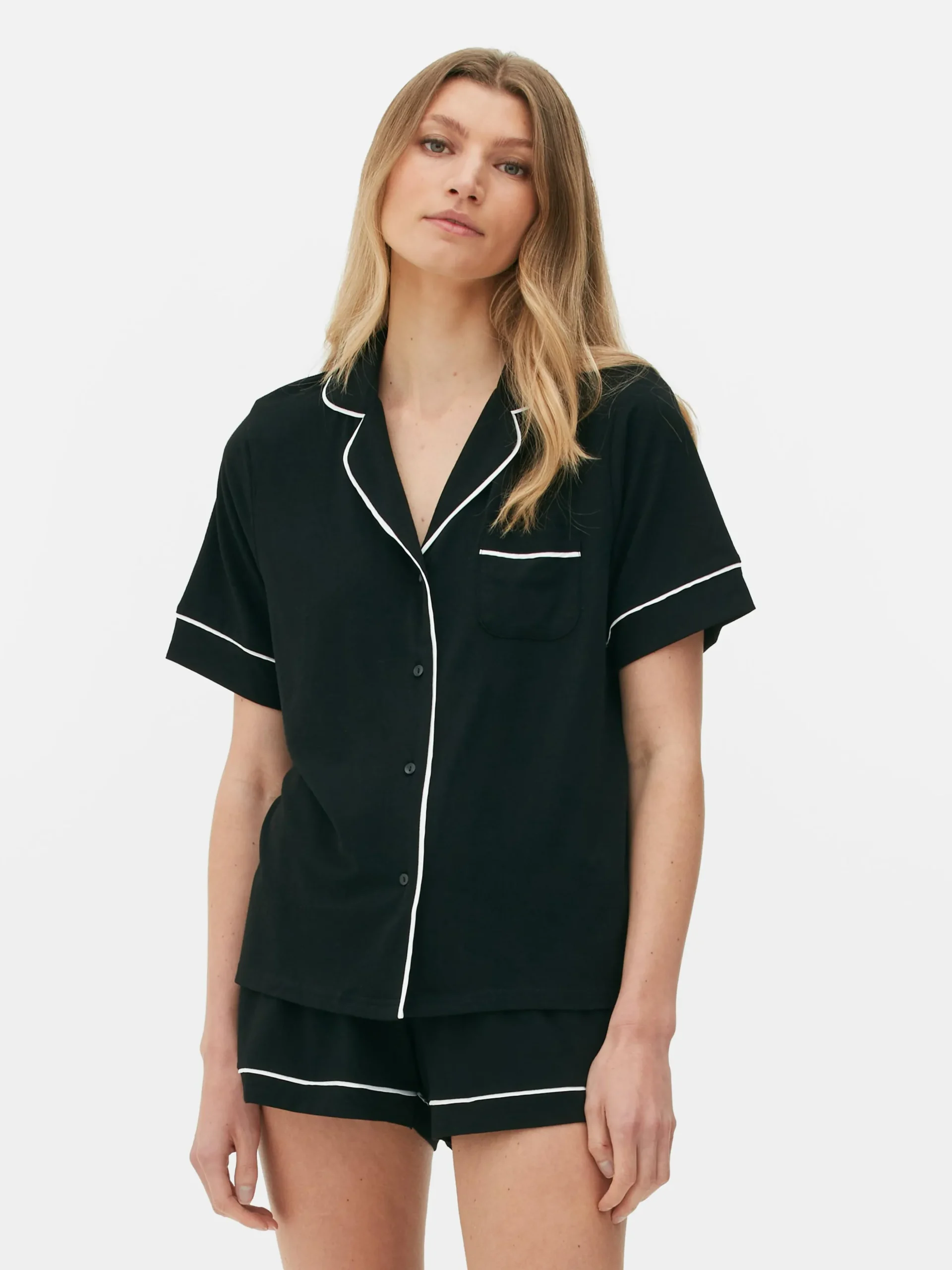 Jersey-pyjama Met Korte Mouwen