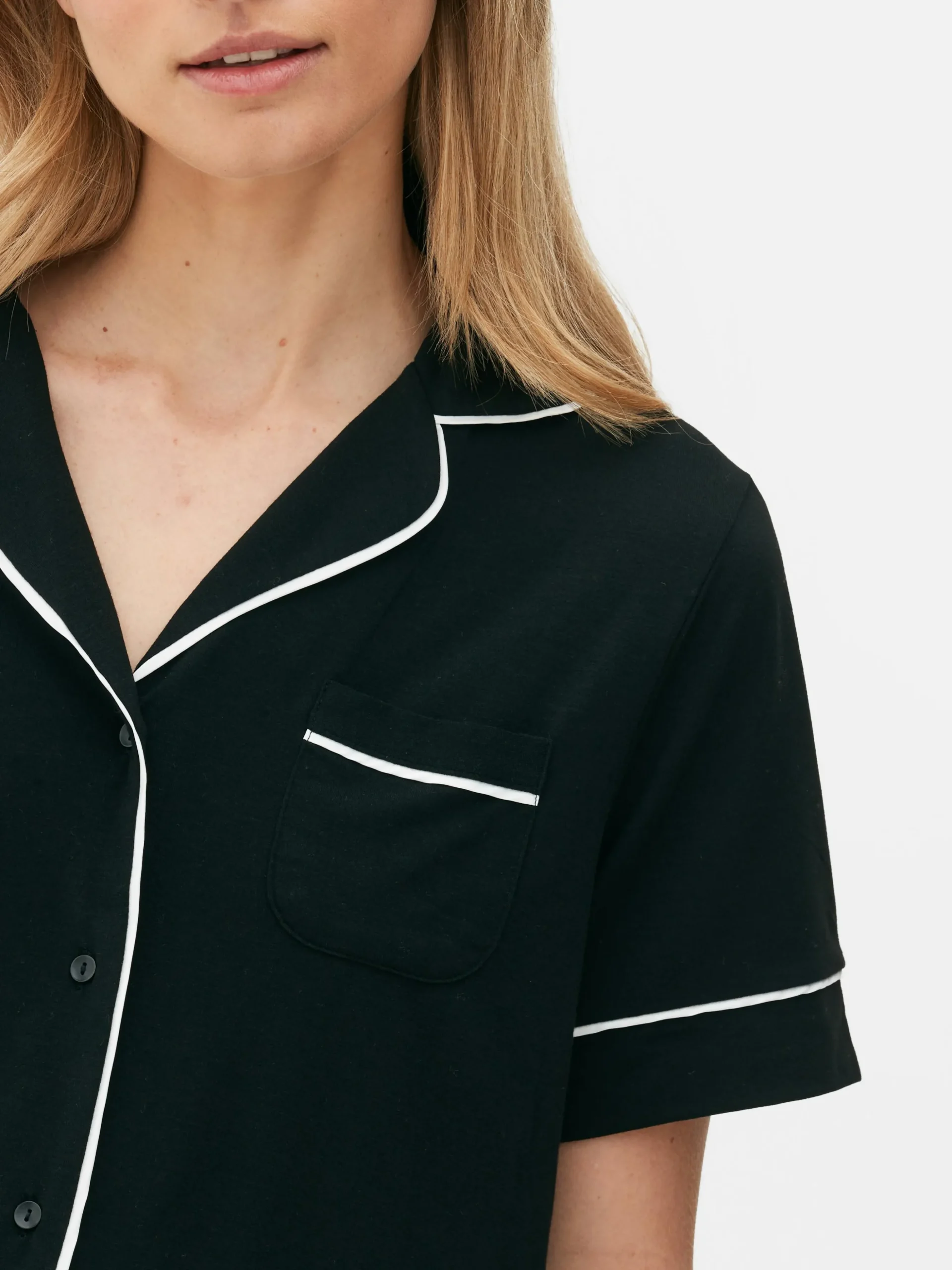 Jersey-pyjama Met Korte Mouwen