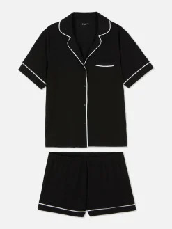 Jersey-pyjama Met Korte Mouwen