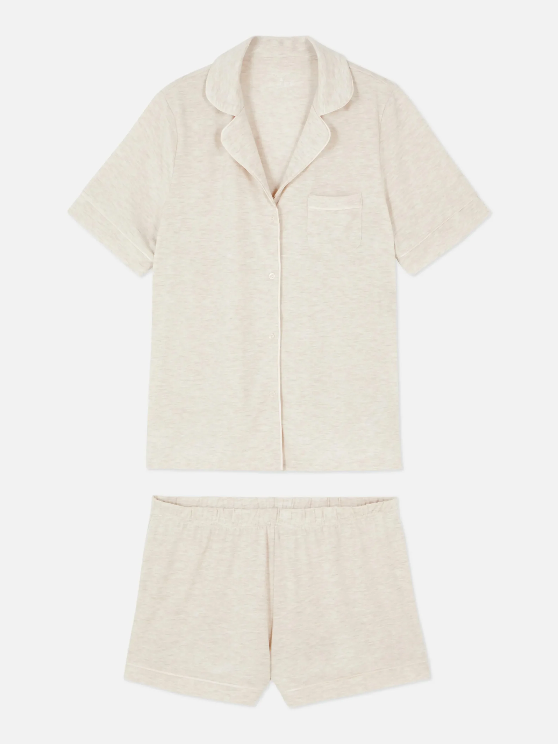 Jersey-pyjama Met Korte Mouwen