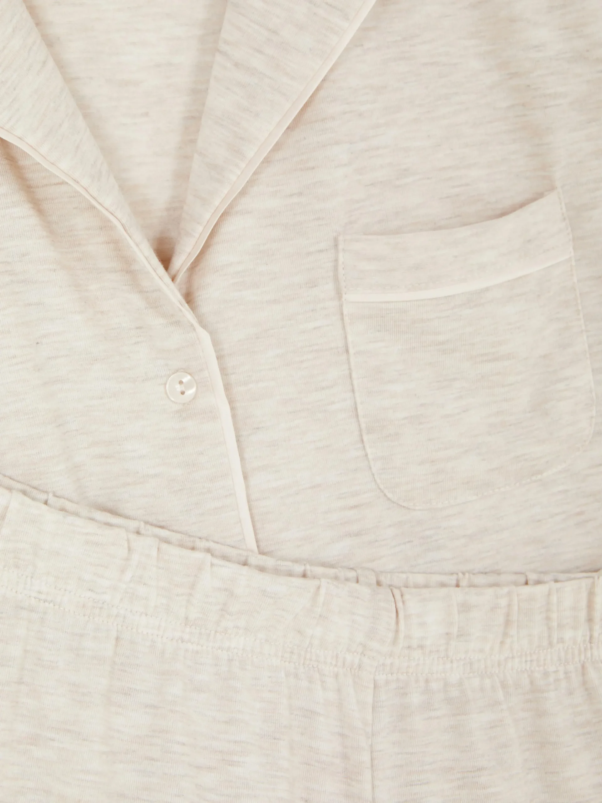 Jersey-pyjama Met Korte Mouwen