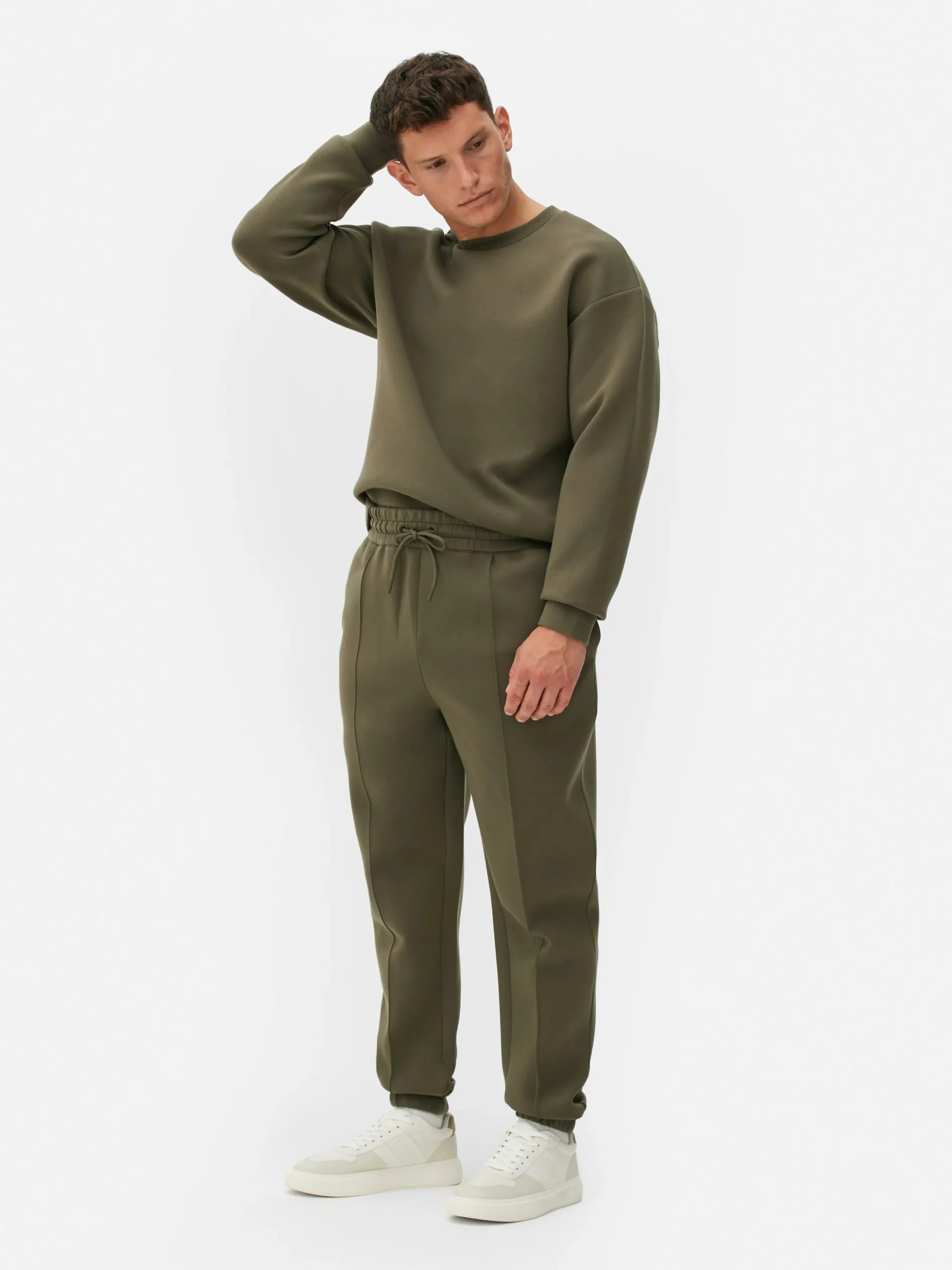 Joggingbroek Met Boord En Gepaspelde Naad Kem