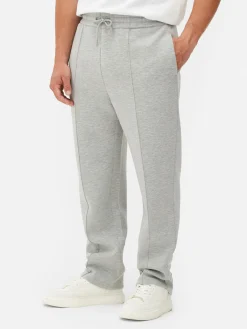 Joggingbroek Met Gepaspelde Naad En Rechte Pijp Kem