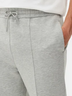 Joggingbroek Met Gepaspelde Naad En Rechte Pijp Kem
