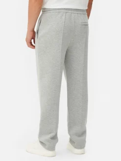 Joggingbroek Met Gepaspelde Naad En Rechte Pijp Kem