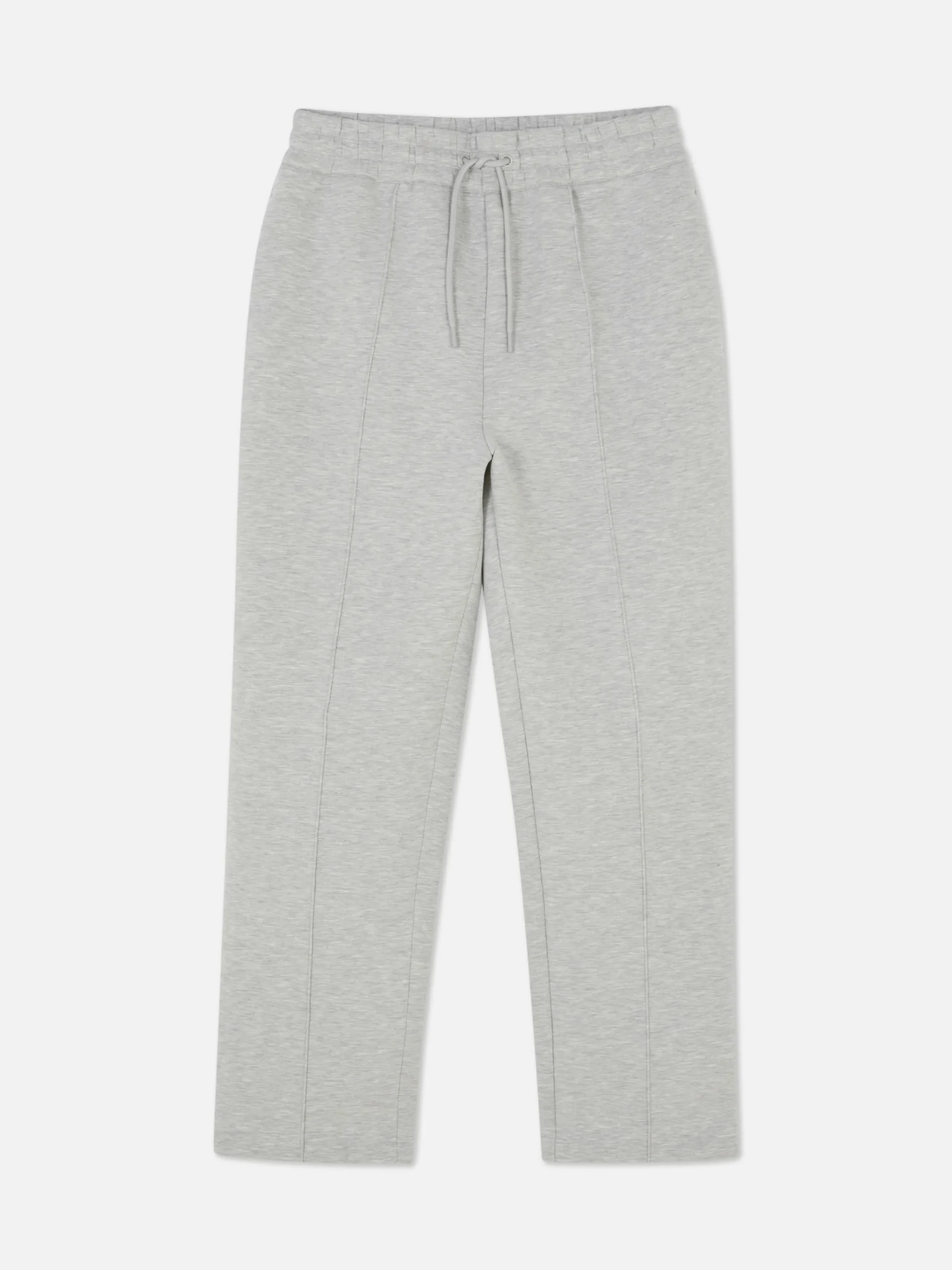 Joggingbroek Met Gepaspelde Naad En Rechte Pijp Kem