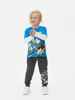 Joggingbroek Met Print Sonic The Hedgehog