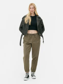Joggingbroek Met Trekkoord En Enkelboorden