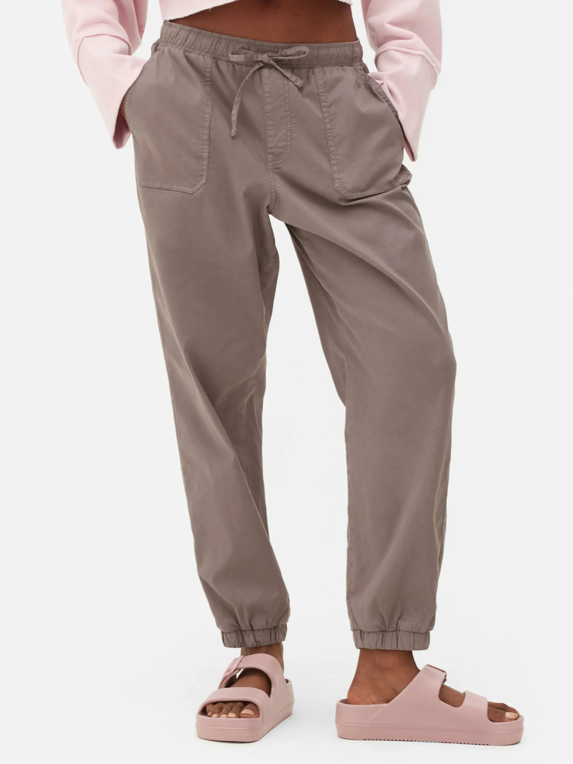 Joggingbroek Met Trekkoord En Enkelboorden