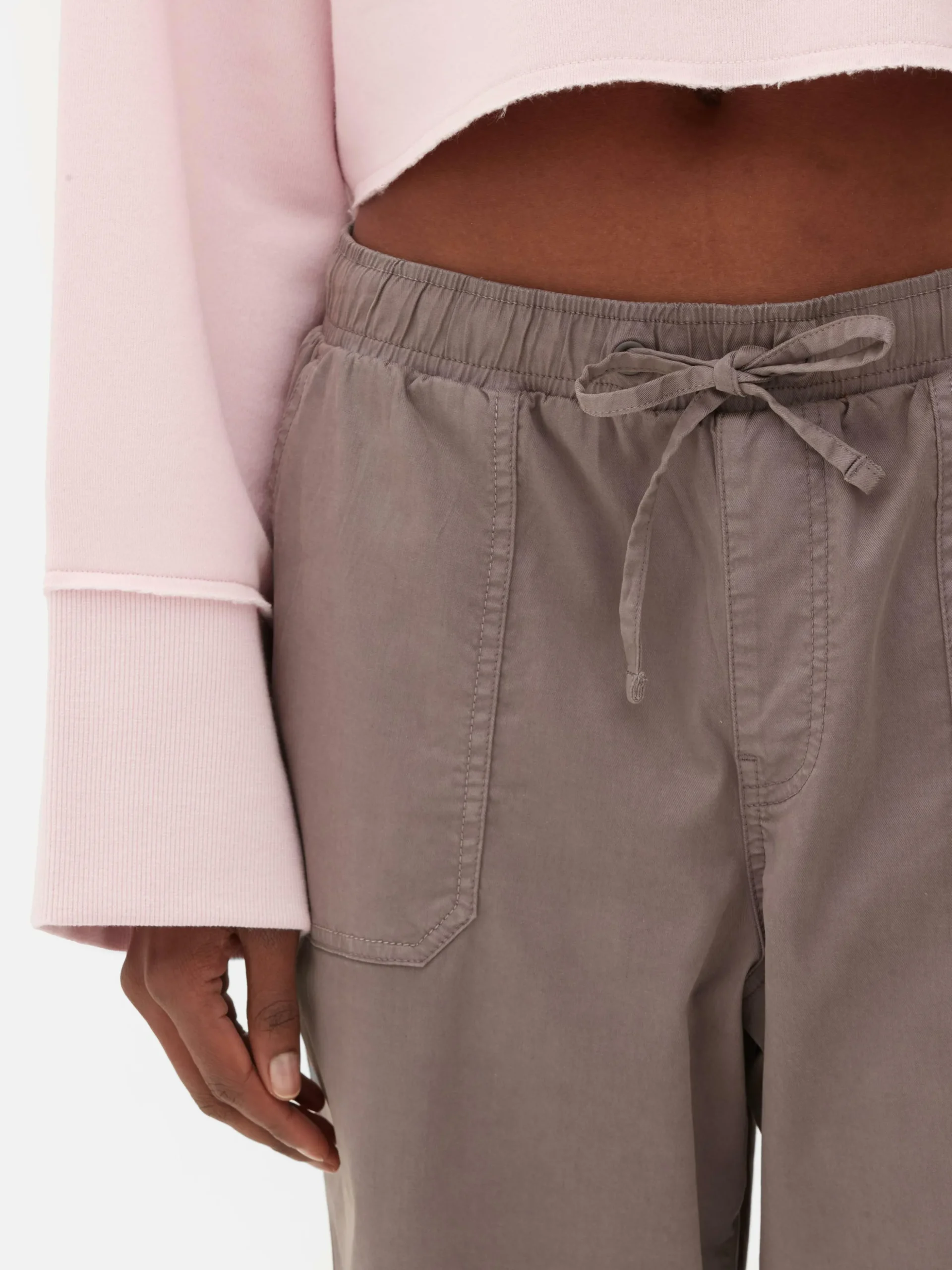 Joggingbroek Met Trekkoord En Enkelboorden