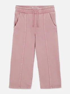 Joggingbroek Met Wijde Pijpen En Trekkoord