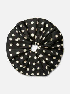 Jumbo Scrunchie Met Stippen